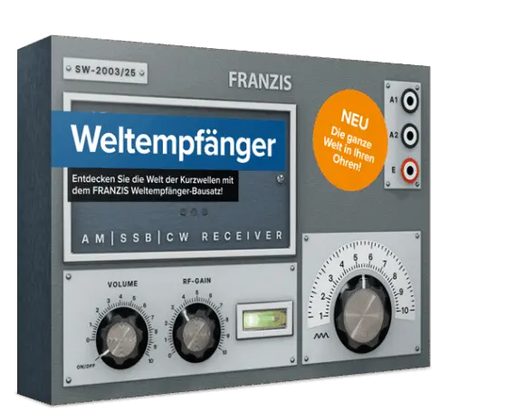 FRANZIS Weltempfänger - der Bausatz für Rundfunk, Amateurfunk und mehr