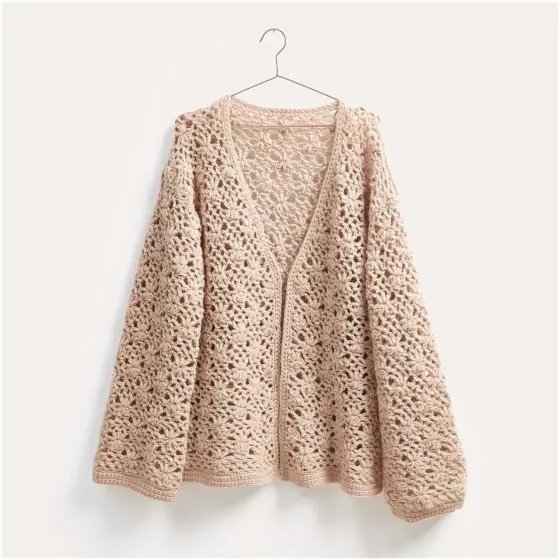 Häkelset Cardigan Modell 08 aus Winter Crochet Collection