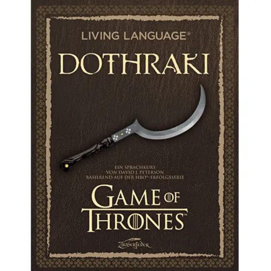Living Language Dothraki Lehrbuch mit CD