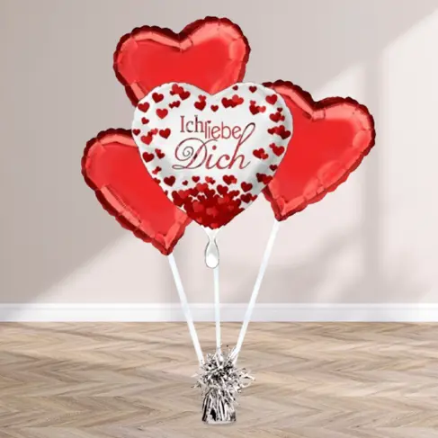 Heliumballon Geschenk ?Ich liebe dich?