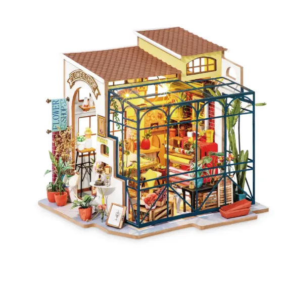 Miniatur-Haus Bausätze : Emilies Blumenladen