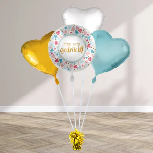 Heliumballon-Geschenk ?Fühl dich gedrückt?