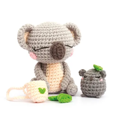 Häkelset Koala