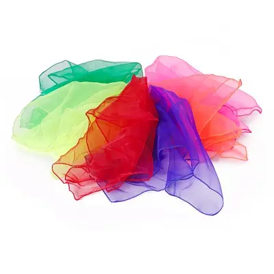 Sport-Thieme Jongliertücher-Set "Nylon", 65x65 cm