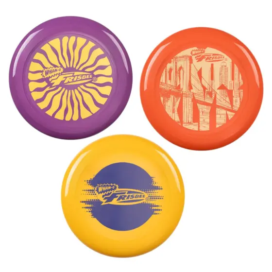 3er-Set Flugscheiben Leichtes Frisbee Cool Flyer, 25,27 cm - 130 g