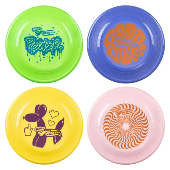 4er-Pack Flugscheiben Leichtes Frisbee Fastback, 23,75 cm - 100 g