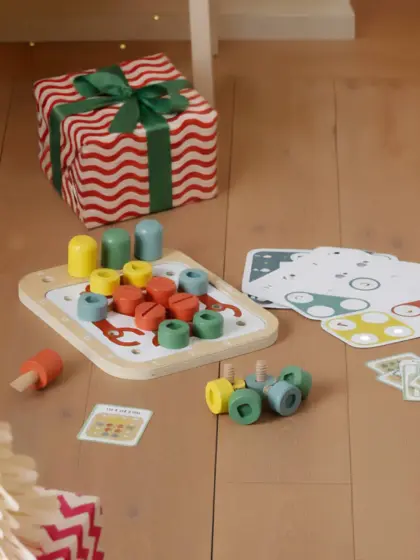 Kinder Schraubenspiel aus Holz FSC®