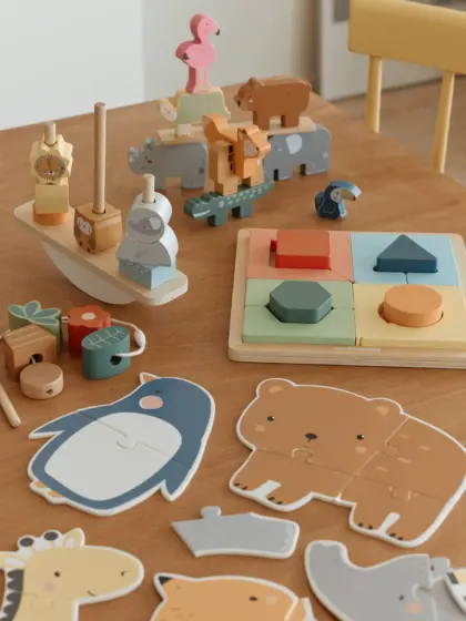 Lernspiel-Set ab 2 Jahren: Formen-Puzzle