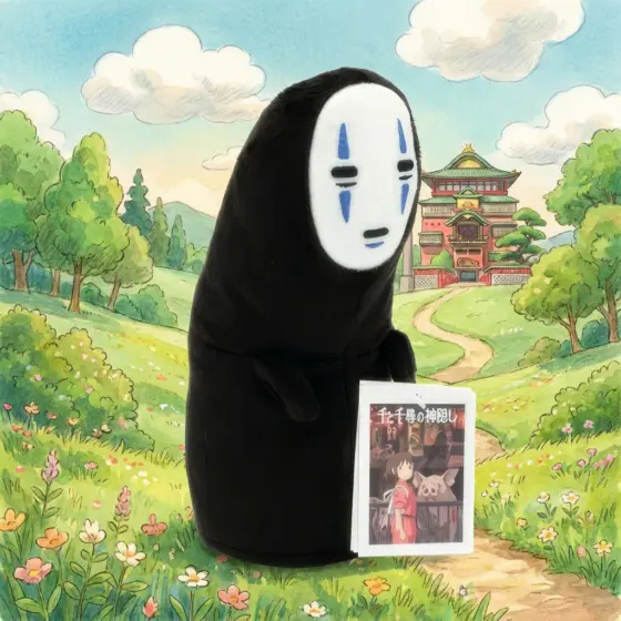 Studio Ghibli Plüschfigur Kaonashi No Face 18 cm