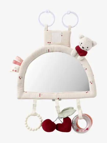 Baby Activity-Spielzeug mit Spiegel zum Aufhängen oder Aufstellen CHERRY