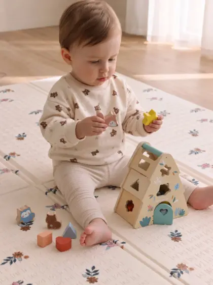 Baby Steckspiel Baum aus FSC® Holz