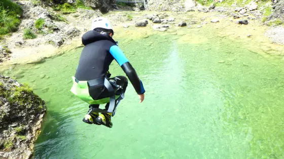Canyoning-Einsteigertour Steeg (halbtags)