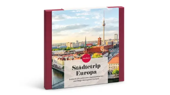 Geschenkbox Städtetrip Europa
