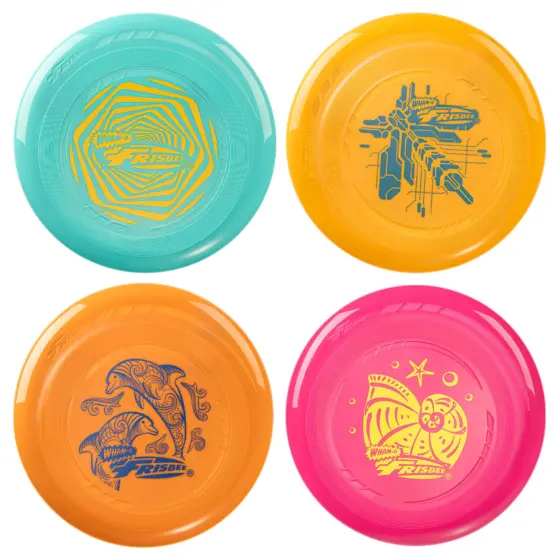 4er-Set Flugscheiben Leichtes Spielzeug Frisbee Go, 22,86 cm - 70 g