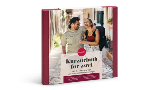 Geschenkbox Kurzurlaub für Zwei