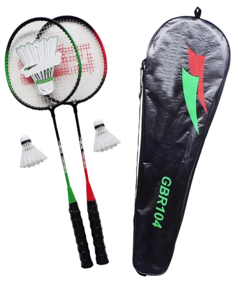 Badminton-Set: Alu-Schläger + Federball