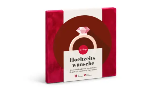 Geschenkbox Hochzeitswünsche
